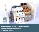 Måleromkobler IT 230V Pushin klemmer med sikr. og målebøssing | artk: 8200110 thumbnail