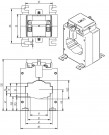 IA85B61 600/5 A   0,1-5 VA  klasse 0,2s thumbnail
